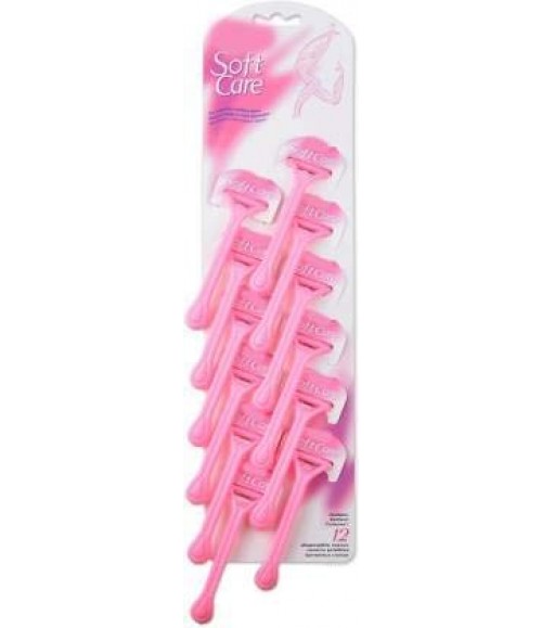 MAX Disposable Soft Care Hair Removing Razor For Women - 12 Pcs  (Pack of 12)